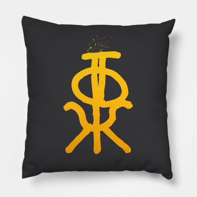 [The_Second_Yellow_Sign] Pillow by tfernandesart