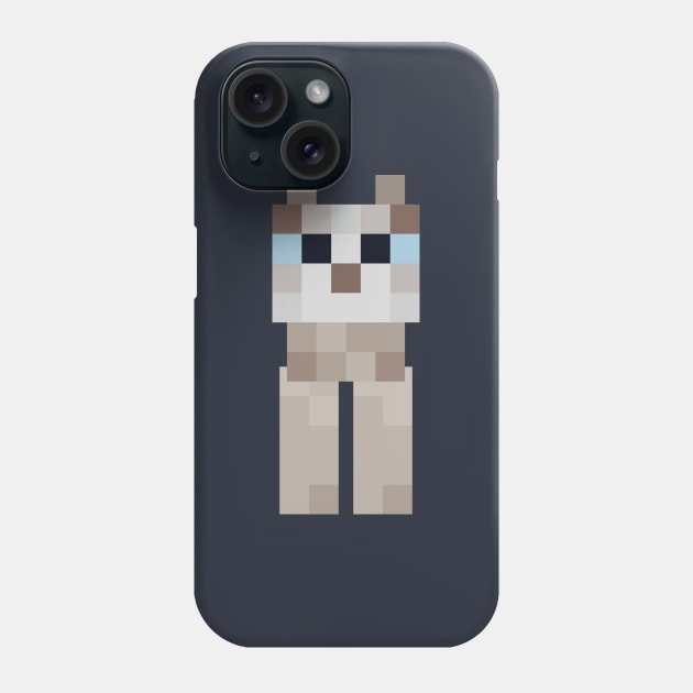 Minecraft Ragdoll Cat Phone Case by hannahjgb