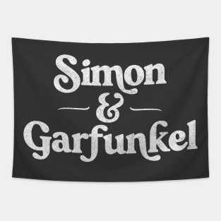 Simon & Garfunkel / Retro Aesthetic Fan Design Tapestry