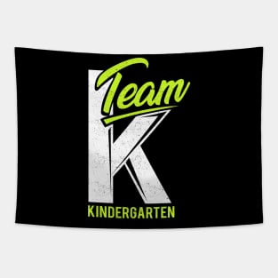 'Team K' Cute Kindergarten Teacher Gift Tapestry