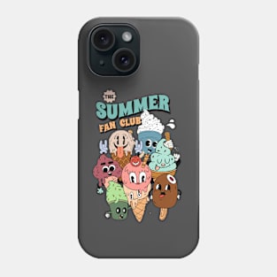 Ice cream summer fan club Phone Case