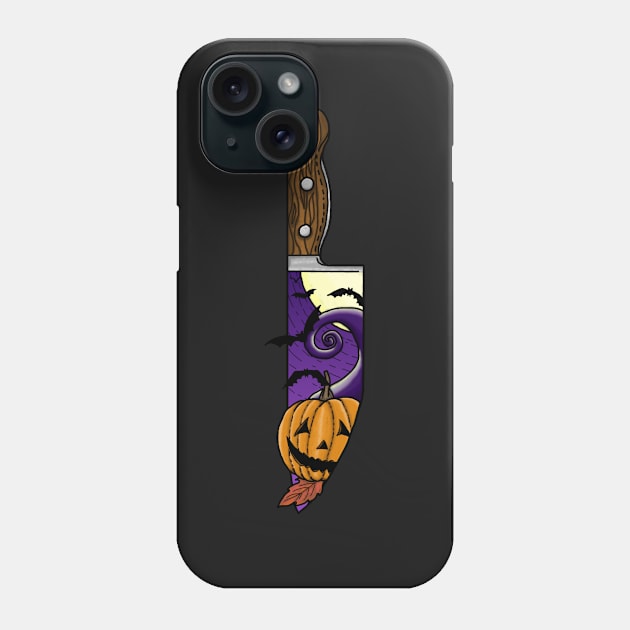 Nightmare Before Christmas Knife Phone Case by Fieldm0use