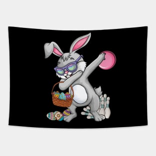 Bowling ball & pins Bunny ears Egg Hunting dabbing Easter bunny Bowling easter holidays Tapestry