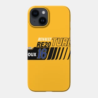 Rene Arnoux Renault Turbo F1 Phone Case