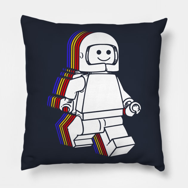 SPACE MAN Pillow by blairjcampbell