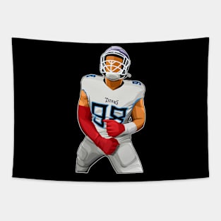 Jeffery Simmons #88 Screaming Out Tapestry