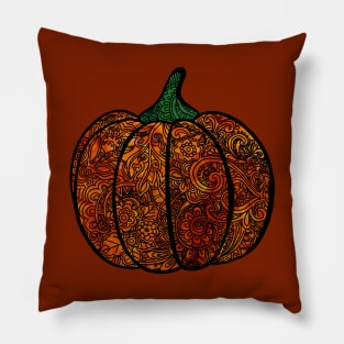 Zentangle Pumpkin - Color Pillow