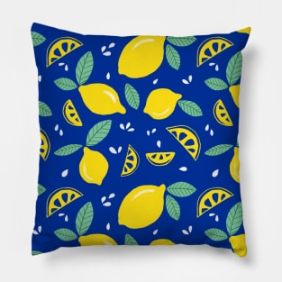 Cute Lemon Pattern Pillow