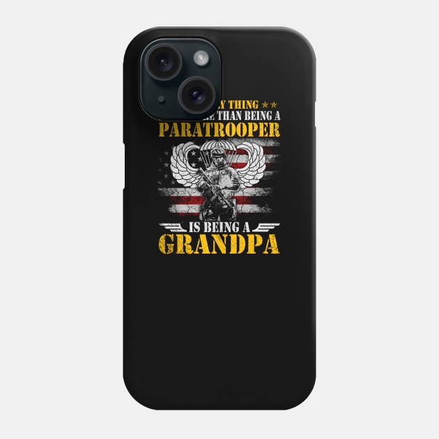 Proud Airborne Paratrooper Grandpa - Veterans Day Gift Phone Case by floridadori