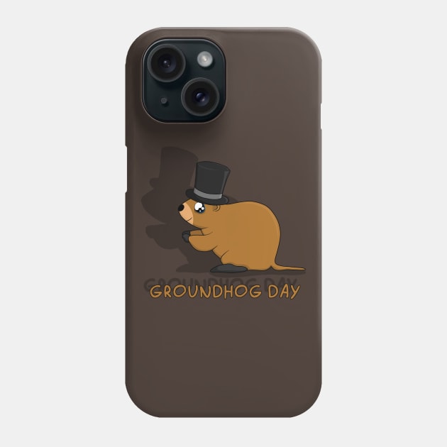 Groundhog day Phone Case by valentinahramov