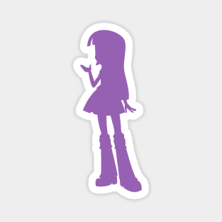 Twilight Sparkle Equestria Girls Silhouette Magnet