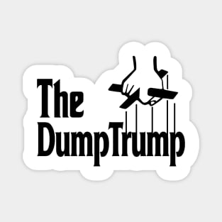 the dump trump black Magnet