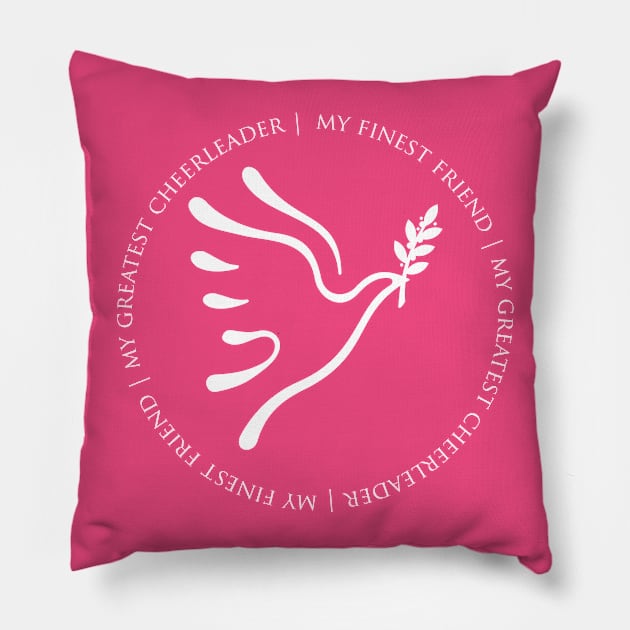 my finest friend Pillow by Healtheworldclothing