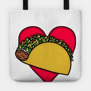 Taco Love (Large Print) Tote