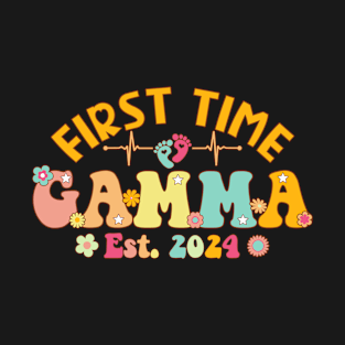 First Time Gamma 2024 Pregnancy Announcement New Gamma T-Shirt