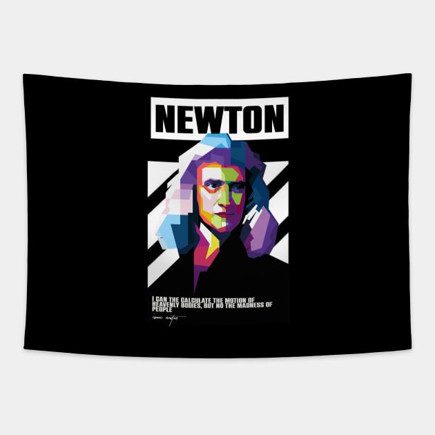 Isaac Newton Tapestry by WPAP46