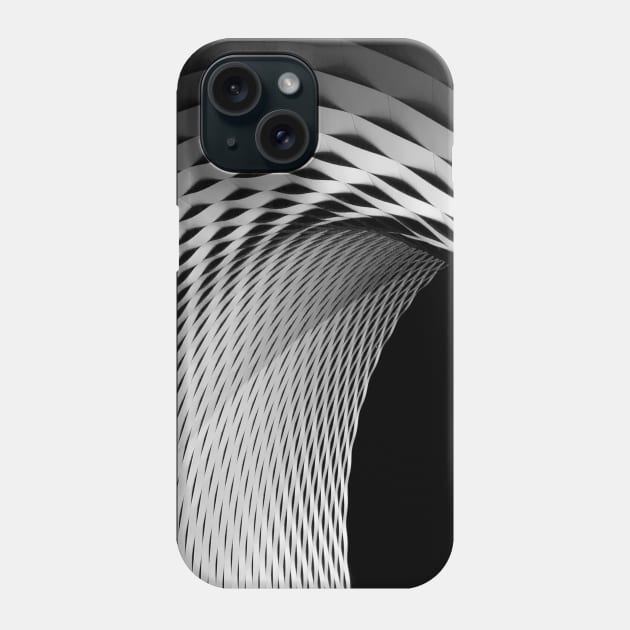 Chrome Color Monochrome Design Messeplatz Abstract Architecture Phone Case by AJDesignsstuff