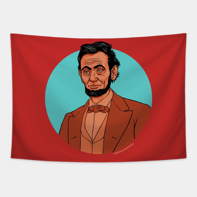 Honest Abe Tapestry by Ronlewhorn Industries