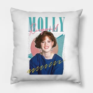 Molly Ringwald - 80s Retro Style Fan Art Design Pillow