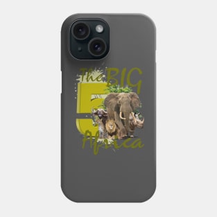 Africa's BIG Five Animals Phone Case