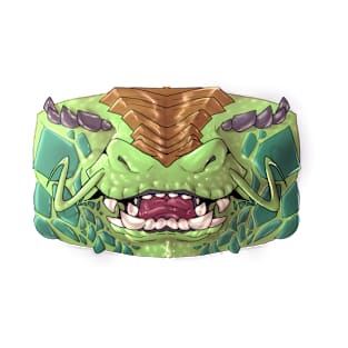 Green Dragon Mask T-Shirt