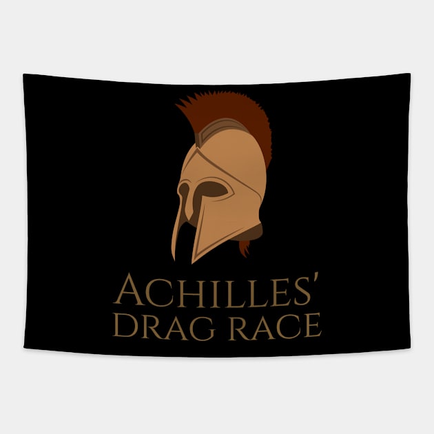 Achilles Trojan War - Ancient Greek Mythology - The Iliad Tapestry by Styr Designs