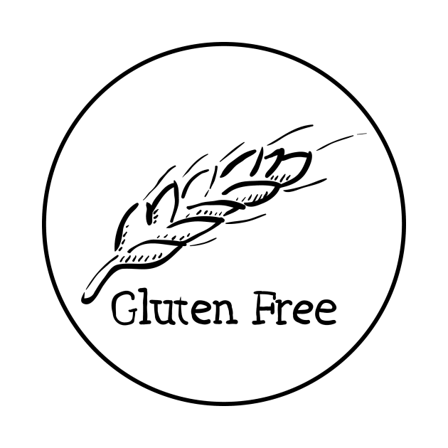 Gluten Free Hand Drawn Wheat by glutenfreegear