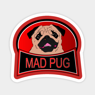 Mad Pug Magnet