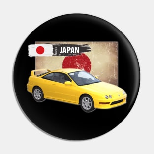 Yellow Acura Integra 1999 08 Pin