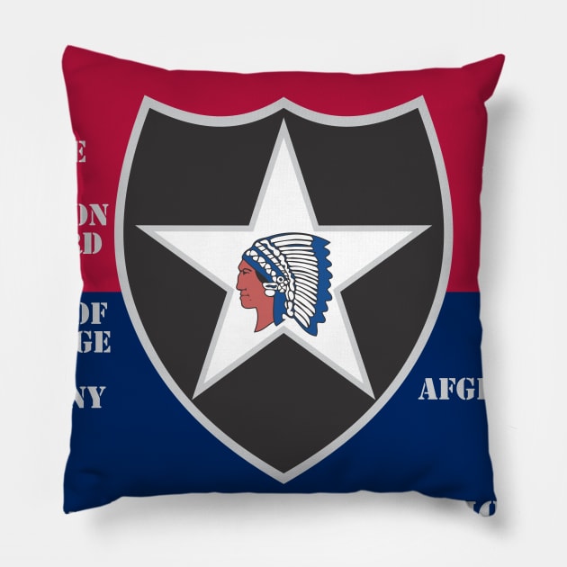 2nd Infantry Division Pillow by MBK