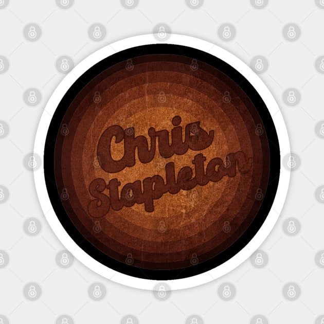 Chris Stapleton - Vintage Style Magnet by Posh Men