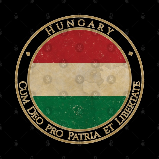 Vintage Hungary Europe European EU Flag by DragonXX