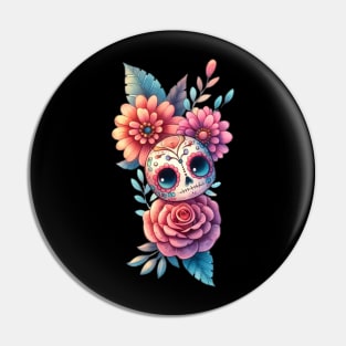 Little Cuties - Wee Sugar Skull Pin