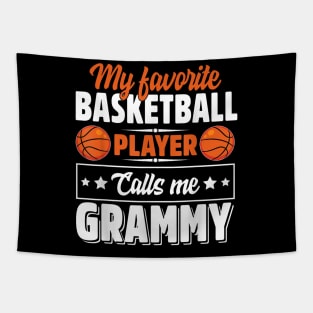 My Favorite Basketball Player Calls Me Grammy Tapestry