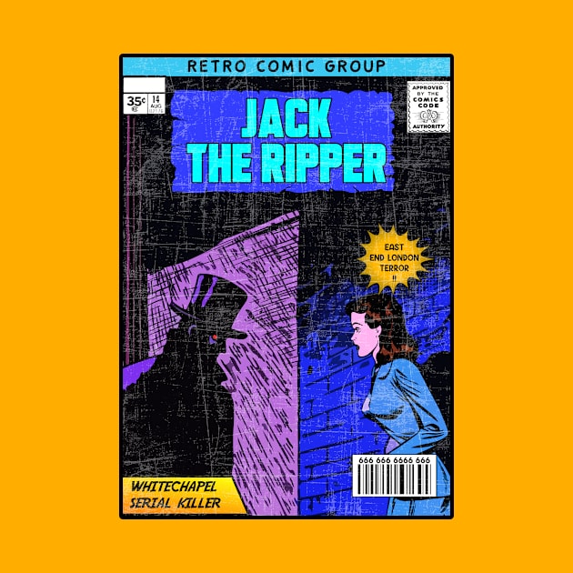 JACK THE RIPPER RETRO STYLE by theanomalius_merch