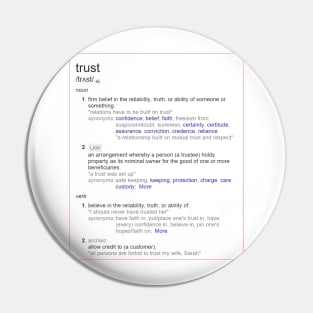 What is trust ? Pin