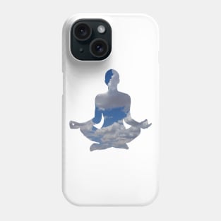 Yoga Meditation in the Clouds Phone Case