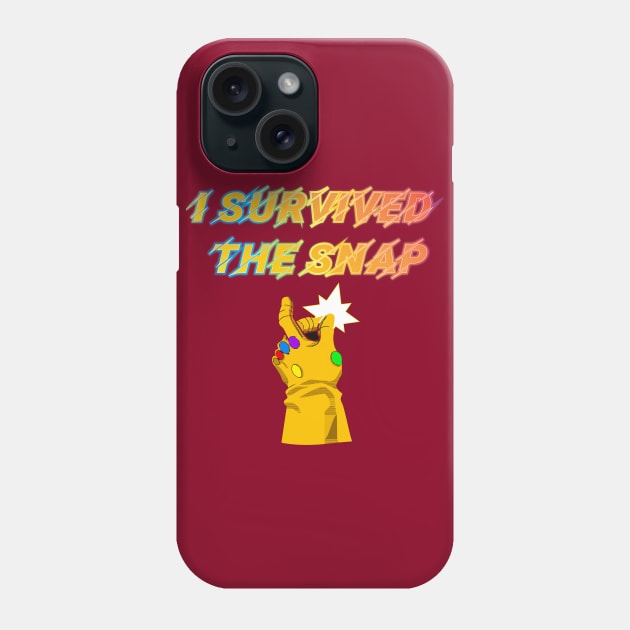 Survived the Snap Phone Case by UnOfficialThreads