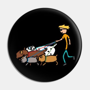 Dog Walking Pin