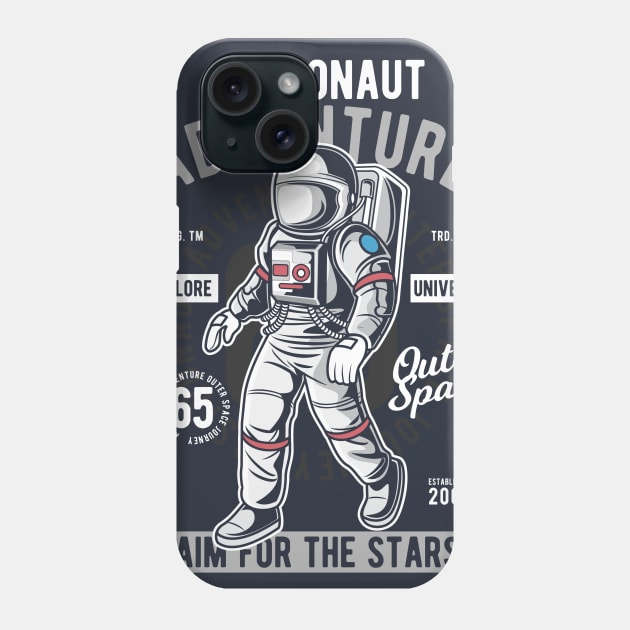 Astronaut Adventure Phone Case by dblvnk