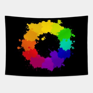 Color wheel Tapestry