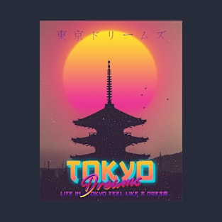 Tokyo Dreams - Vaporwave T-Shirt