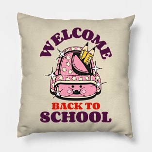 Welcome Back to School Pillow