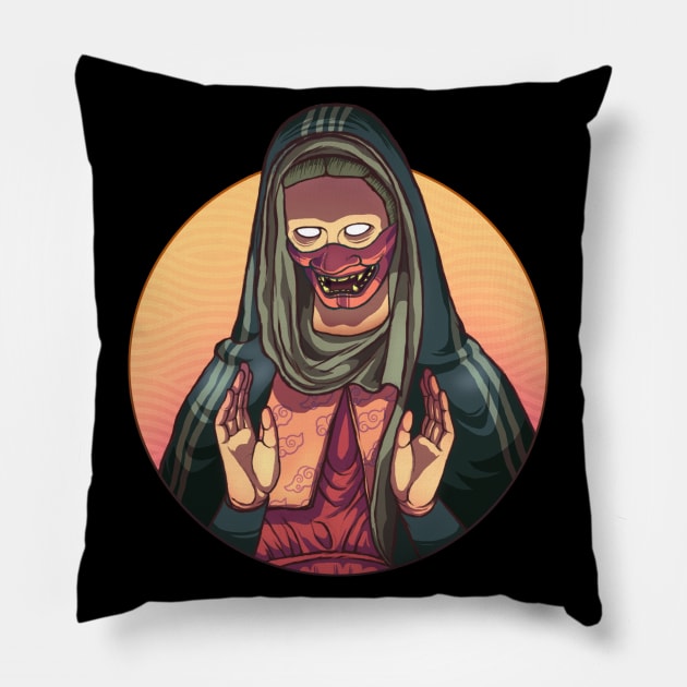 Demon Virgin Pillow by eliaspirina