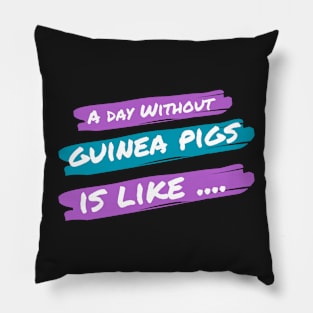 A Day Without Guinea Pigs Is Like .... Pillow