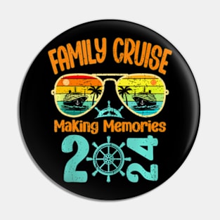 Family Cruise 2024 Making Memories Together Cruising Trip Pin