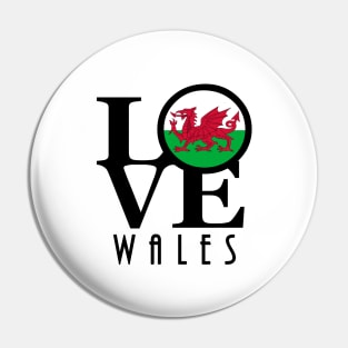 LOVE Wales Pin