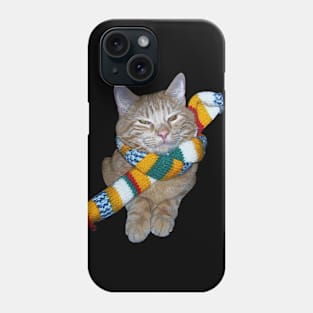 Cat in a scarf Phone Case