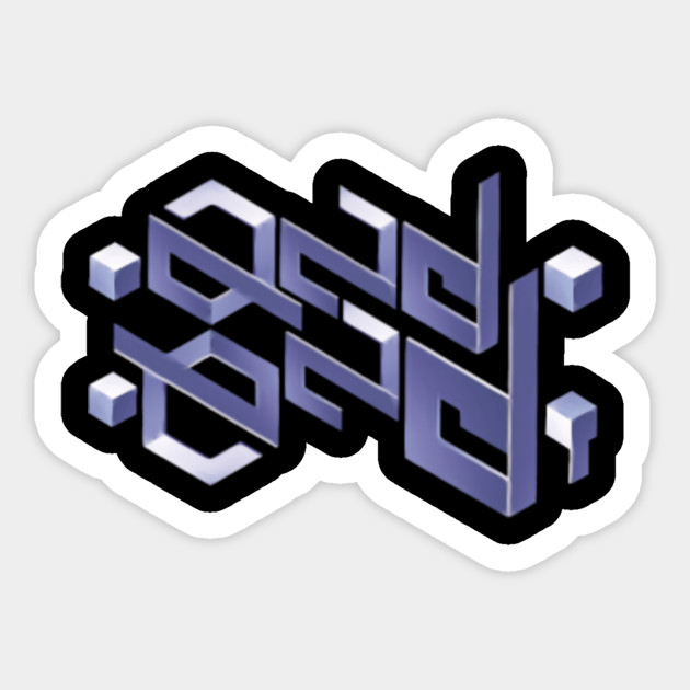 2nd End; Gamecube Font Game Sticker TeePublic