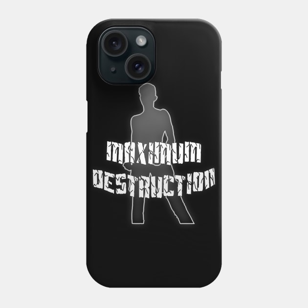 Mack Just "MAXIMUM DESTRUCTION" Merch Phone Case by MSW_Wrestling